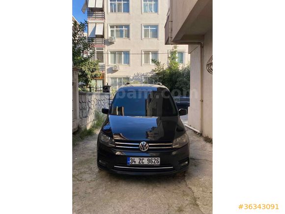 Sahibinden Volkswagen Caddy 1.6 TDI Trendline 2015 Model  198.000 km Siyah