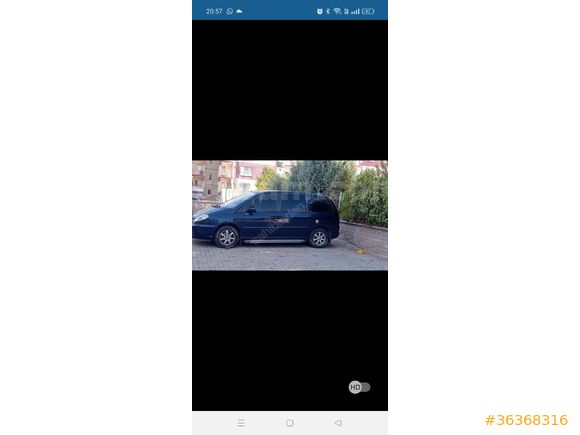 Sahibinden Citroen C8 2.2 HDi SX 2003 Model  284.000 km Mavi (metalik)