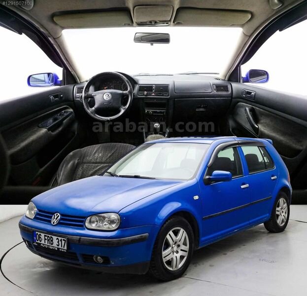 AUTO VENTE DEN KLİMALI SANRUFLU 1999 MODEL GOLF