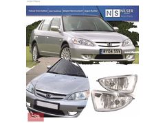 Honda Civic Vtec Sağ + Sol Ön Sis Lambası Takımı 2003--2006