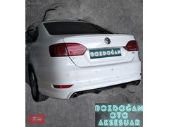 VW JETTA ARKA TAMPON DİFÜZÖR-2011-14-BOYALI-DOST TUNİNG