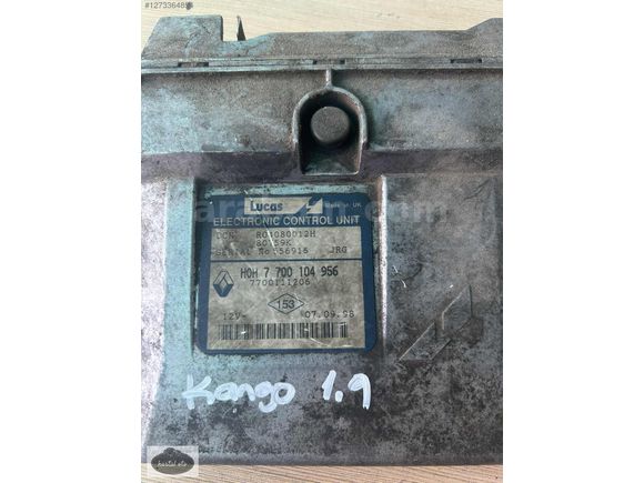 Renault kangoo 1.9 motor beyni 7700104956