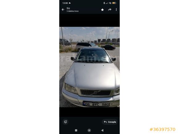 Sahibinden Volvo S40 1.6 2004 Model  198.500 km Gri (Gümüş)