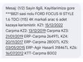 YENİ MUAYENELİ BAKIMLI VE MASRAFSIZ FOCUS