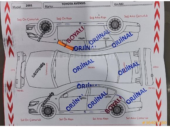 Toyota Avensis 2.0 Sol 2001 Model