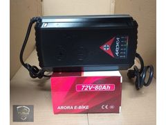 ARORA ve UYUMLU ELEKTRİLİK MOPED MOTOR ŞARJ CİHAZI 72V / 80AH