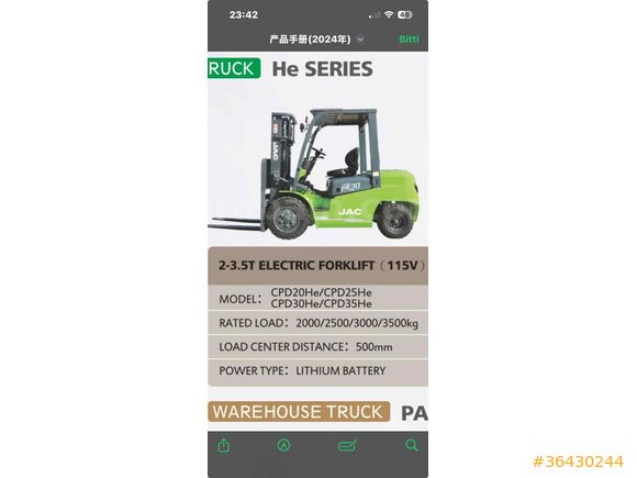 Sahibinden JAC HE30 SIFIR AKÜLÜ 