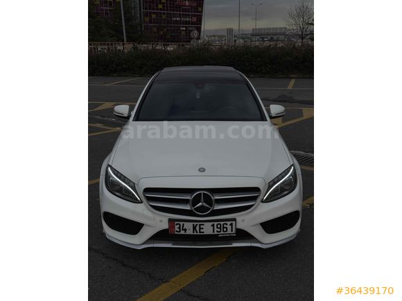 Sahibinden Mercedes - Benz C 200 BlueTEC AMG 2017 Model İstanbul 115.000 km Beyaz
