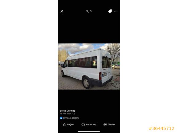 Sahibinden Ford - Otosan Transit 8+1 2007 Model  266.187 km Beyaz