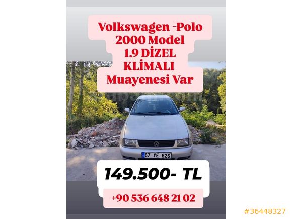 Galeriden Volkswagen Polo 1.9 SDi Comfortline 2000 Model Zonguldak