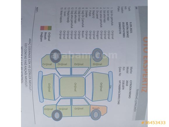 Sahibinden Citroen Nemo 1.4 HDi 2010 Model