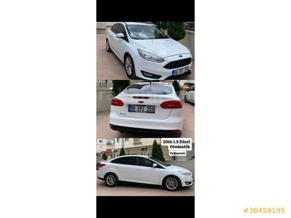 Sahibinden Ford Focus 1.5 TDCi Trend X 2016 Model