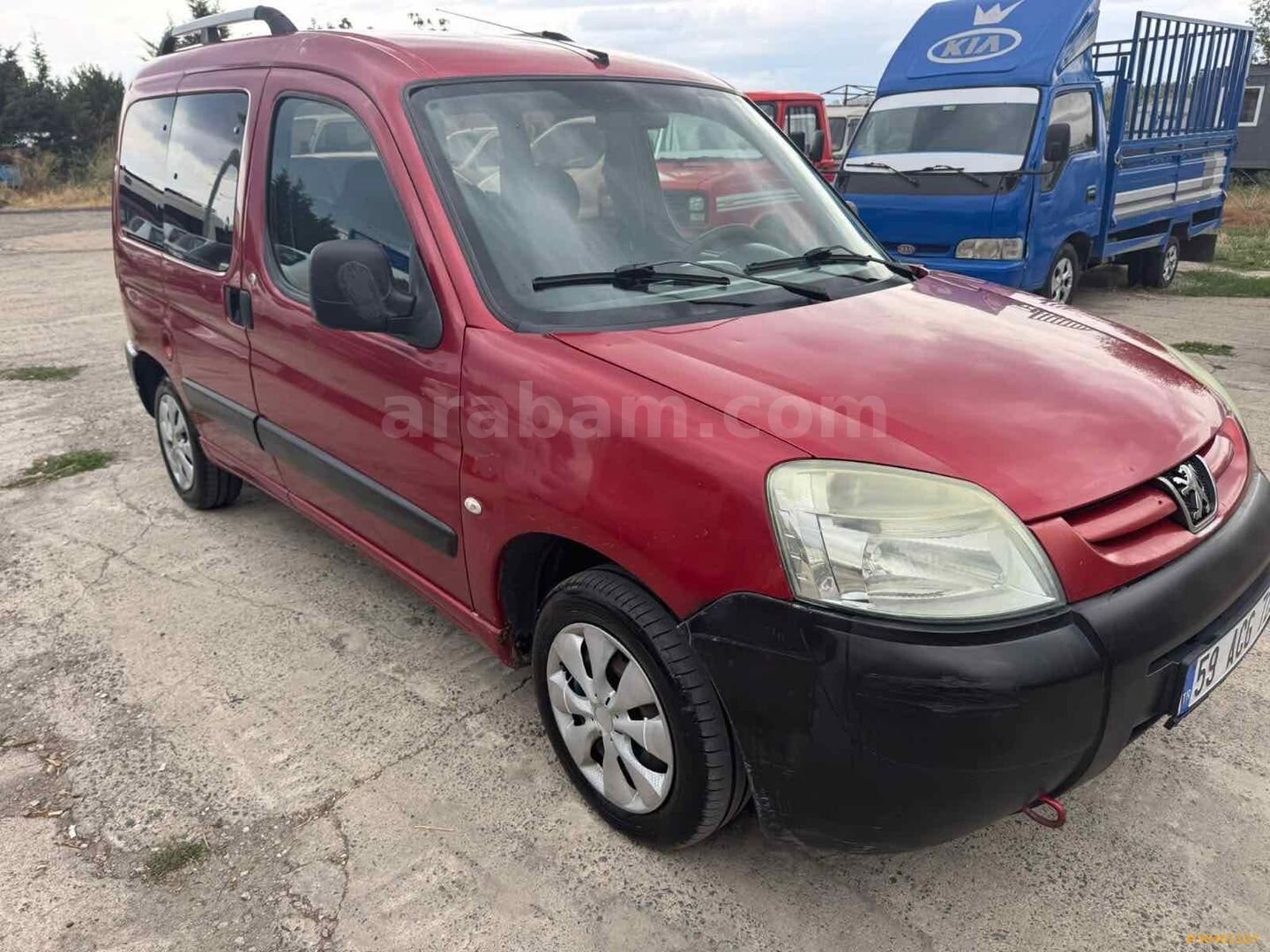 Galeriden Peugeot Partner 1.9 D Comfort 2007 Model Tekirdağ 293.000 km Kırmızı 4