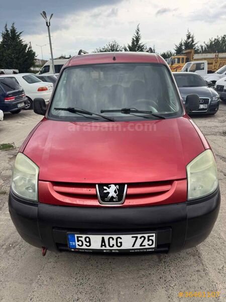 Galeriden Peugeot Partner 1.9 D Comfort 2007 Model Tekirdağ 293.000 km Kırmızı