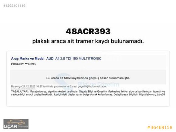 UÇAR'DAN...2015 MODEL AUDI A4 2.0 TDI 190 HP NADİR BULUNANLARDAN