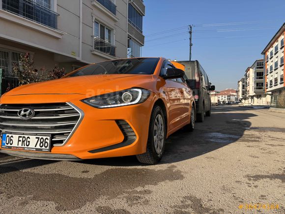 Sahibinden Hyundai Elantra 2017 model taksi esnafına hazır  