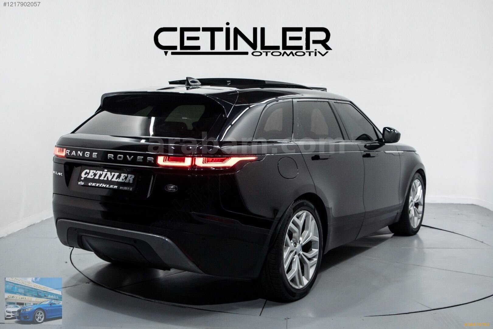 Galeriden Land Rover Range Velar 2.0 TD4 HSE 2020 Model İstanbul 122.000 km Siyah 3
