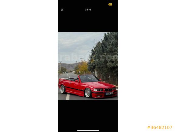 Sahibinden BMW 3 Serisi 320i Cabrio 1994 Model 