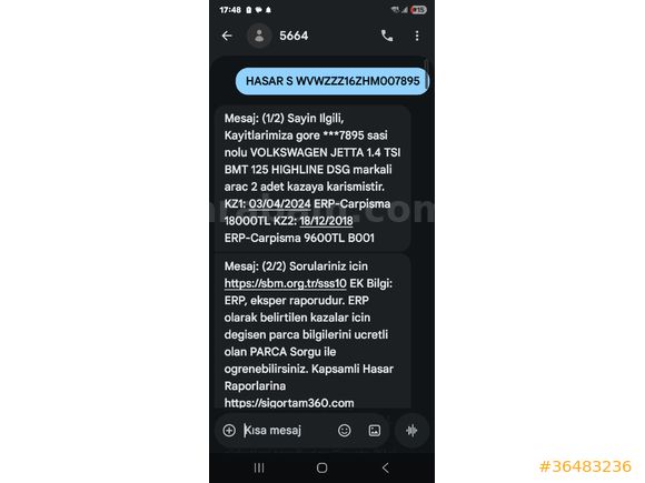 SANRUFLU ÖZEL RENK JETTA