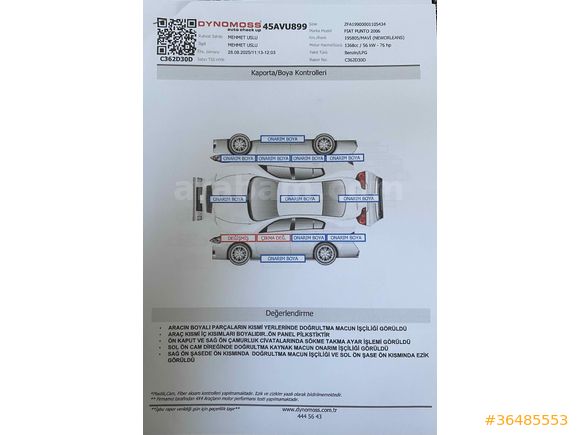 Sahibinden Fiat Punto 1.4 Dynamic 2006 Model
MANUEL