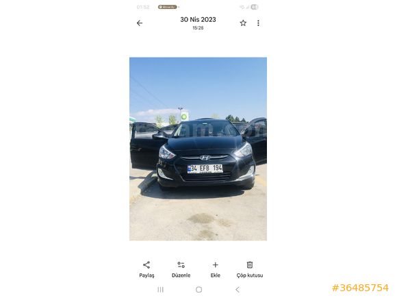 Sahibinden Hyundai Accent Blue 1.4 D-CVVT Mode Plus 2016 Model