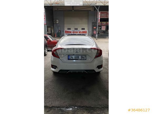 SIFIR MUAYENE Honda Civic 1.6 i-VTEC Elegance 2017 Model  189km Beyaz