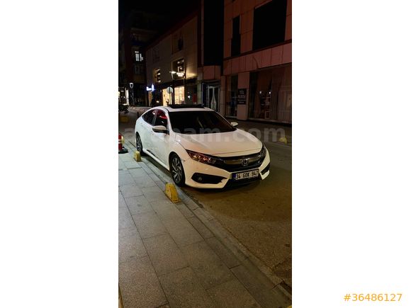 SIFIR MUAYENE Honda Civic 1.6 i-VTEC Elegance 2017 Model  189km Beyaz