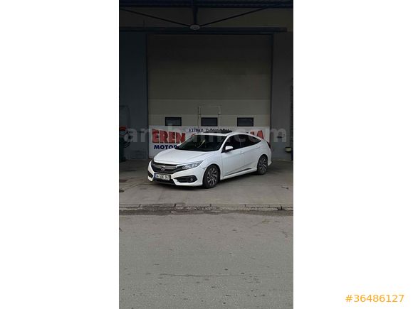 SIFIR MUAYENE Honda Civic 1.6 i-VTEC Elegance 2017 Model  189km Beyaz