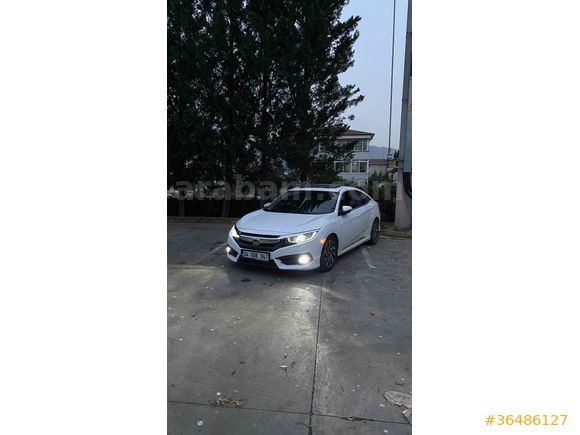 SIFIR MUAYENE Honda Civic 1.6 i-VTEC Elegance 2017 Model  189km Beyaz