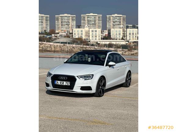 Sahibinden Audi A3 Sedan 35 TFSI Dynamic 2020 Model  123.000 km Beyaz