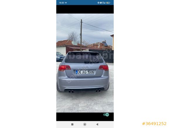 Sahibinden Audi A3 Sportback 1.6 FSI 2007 Model Ankara