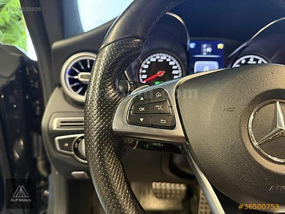 2016 MERCEDES C 180 AMG 7G-TRONIC+ISITMA+19JANT+G.GÖRÜŞ+ANALOG