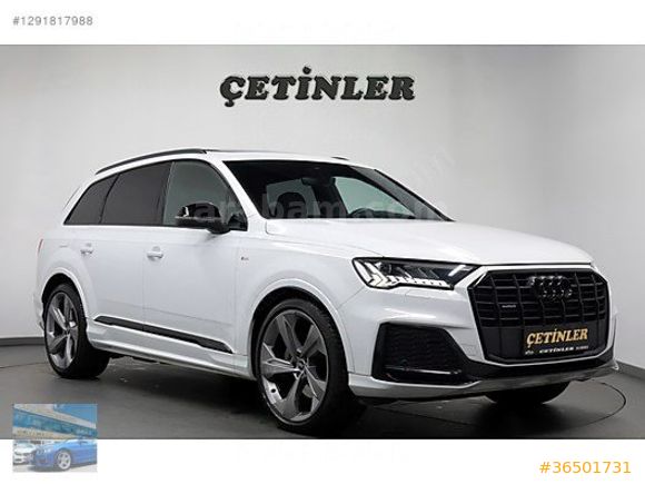 ÇETİNLER'DEN 2022 MODEL AUDİ Q7 55 3,0 TFSI QUATTRO SLİNE BAYİİ