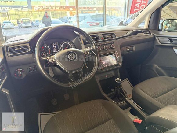 TAHİROĞLU'DAN CADDY 2.0 TDI EXCLUSİVE HATASIZ BOYASIZ 130.00km