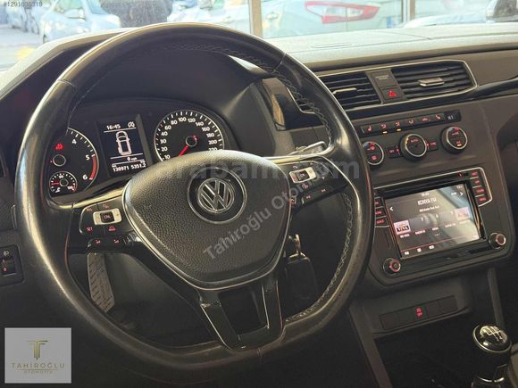 TAHİROĞLU'DAN CADDY 2.0 TDI EXCLUSİVE HATASIZ BOYASIZ 130.00km