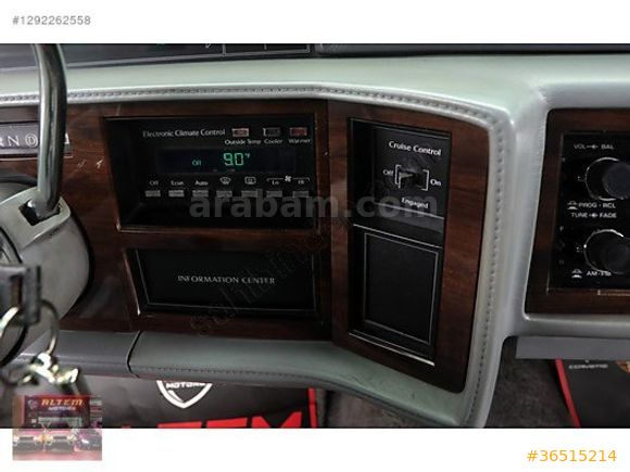 ALTEM MOTORS ' 1990 CADİLLAC DEVİLLE 4.5 V8 GÜMÜŞ GRİ MASRAFSIZ'