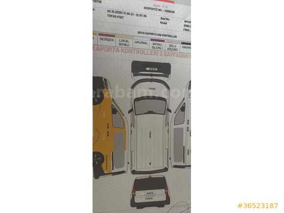 Sahibinden Fiat Doblo Combi 1.6 Multijet Easy 2022 Model 