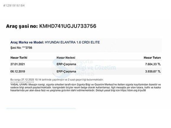 2018 ELENTRA 1.6 CRDİ STYLE PLUS DCT DİZEL OTM 137 BİN KM DE