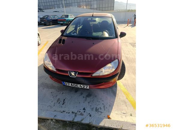 Sahibinden Peugeot 206 1.4 XR 2003 Model  350.000 km Kırmızı