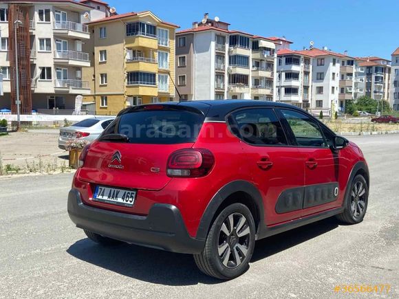 Sahibinden Citroen C3 1.2 PureTech Shine 2020 Model Bartın 97.000 km Kırmızı