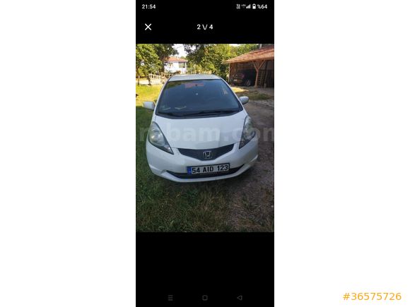 YENİ MUAYENELİ DEĞİŞENSİZ  Honda Jazz 1.4 Joy 2011 Model Sakarya