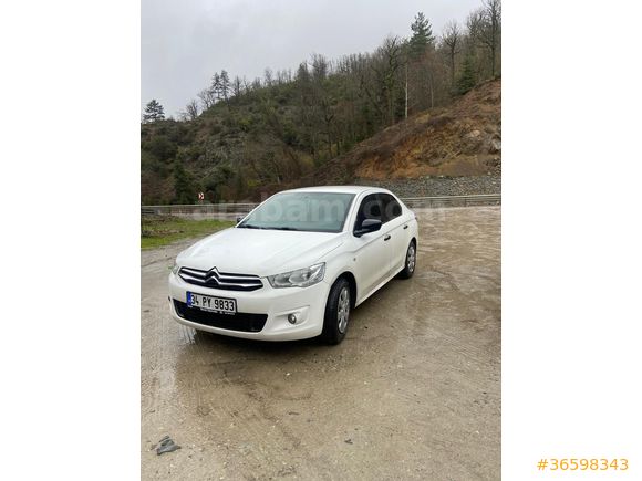 Citroen C-Elysee 1.6 HDi Attraction 2016 Model tüm ağır bakımları yapılmış kuruş masrafsız