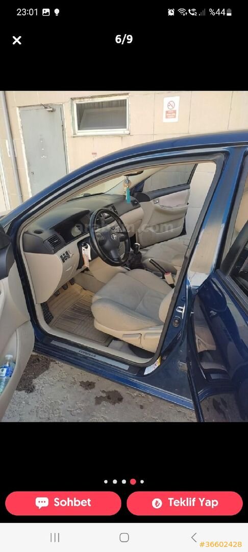 Sahibinden Toyota Corolla 1.6 Sol 2006 Model aile arabası görülmeye değer 6