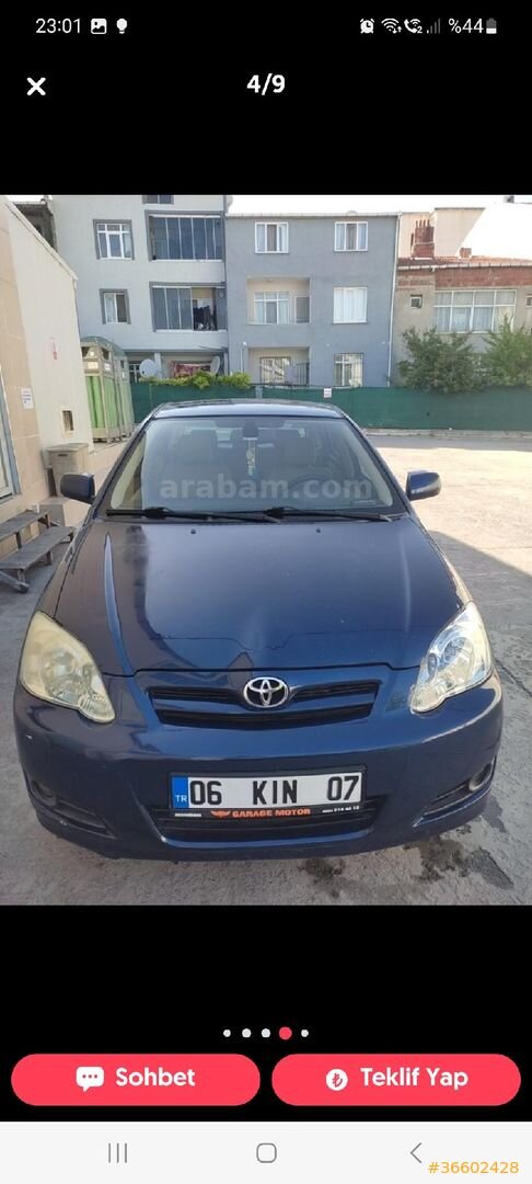 Sahibinden Toyota Corolla 1.6 Sol 2006 Model aile arabası görülmeye değer 1