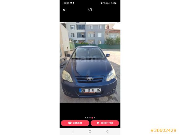 Sahibinden Toyota Corolla 1.6 Sol 2006 Model aile arabası görülmeye değer
