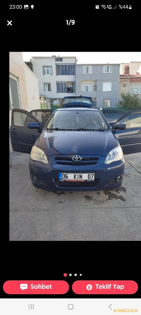 Sahibinden Toyota Corolla 1.6 Sol 2006 Model aile arabası görülmeye değer 3