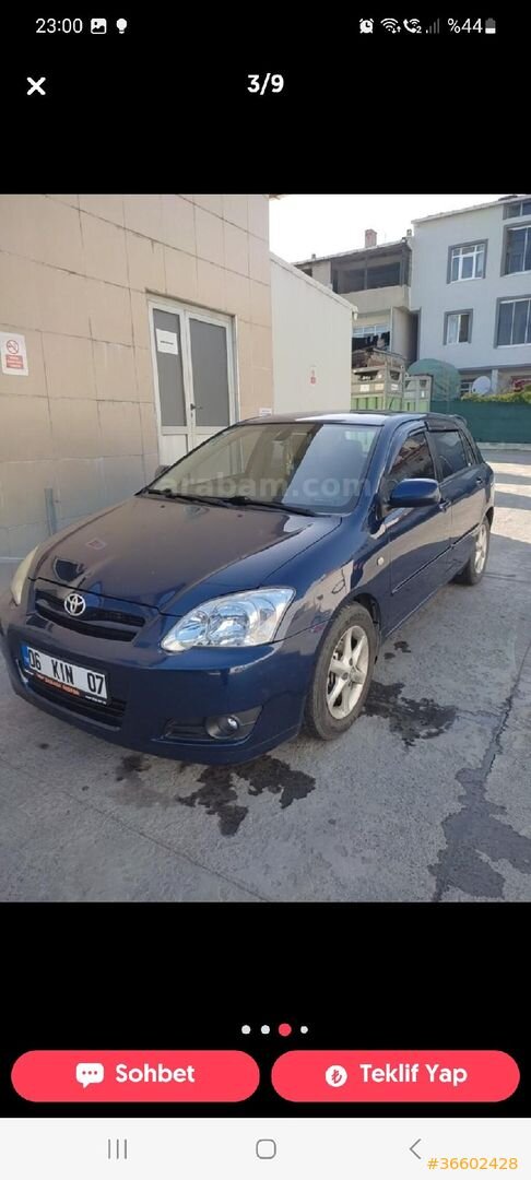 Sahibinden Toyota Corolla 1.6 Sol 2006 Model aile arabası görülmeye değer 2