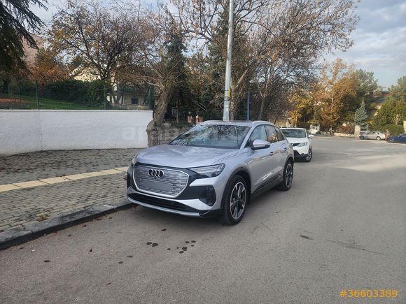 2024 AUDI Q4 55 QUATTRO-UZUNMENZİL-SONOS-HEADUP-PPF-ÇİFTBAGAJ-TAMDOLU-WIFI-KABLOSUZANDROID