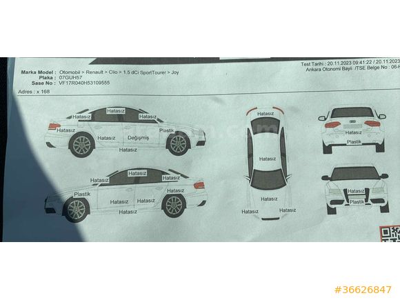 Sahibinden Renault Clio 1.5 dCi Joy 2015 Model 