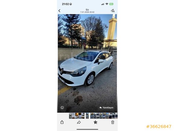 Sahibinden Renault Clio 1.5 dCi Joy 2015 Model 